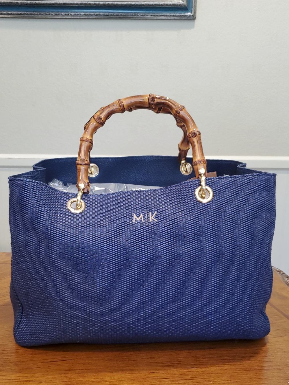 NWOT Mark & Graham Woven Elisabetta Slouch Bag
